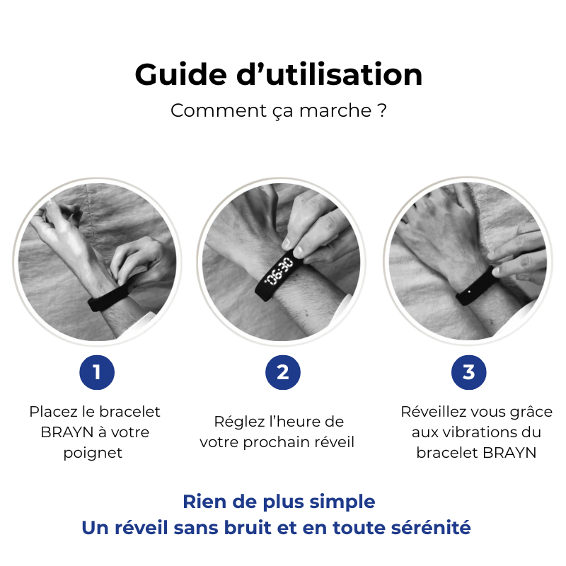 BRAYN - Réveil à vibration